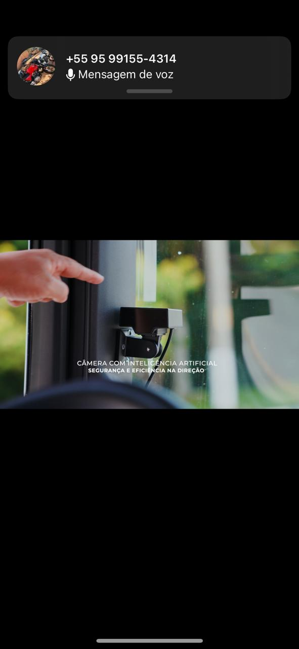 Câmera com inteligência artificial — segurança e eficiência na direção
